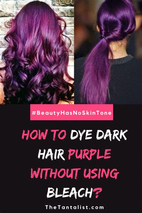 dying black hair purple without bleach|purple dye over brown hair.